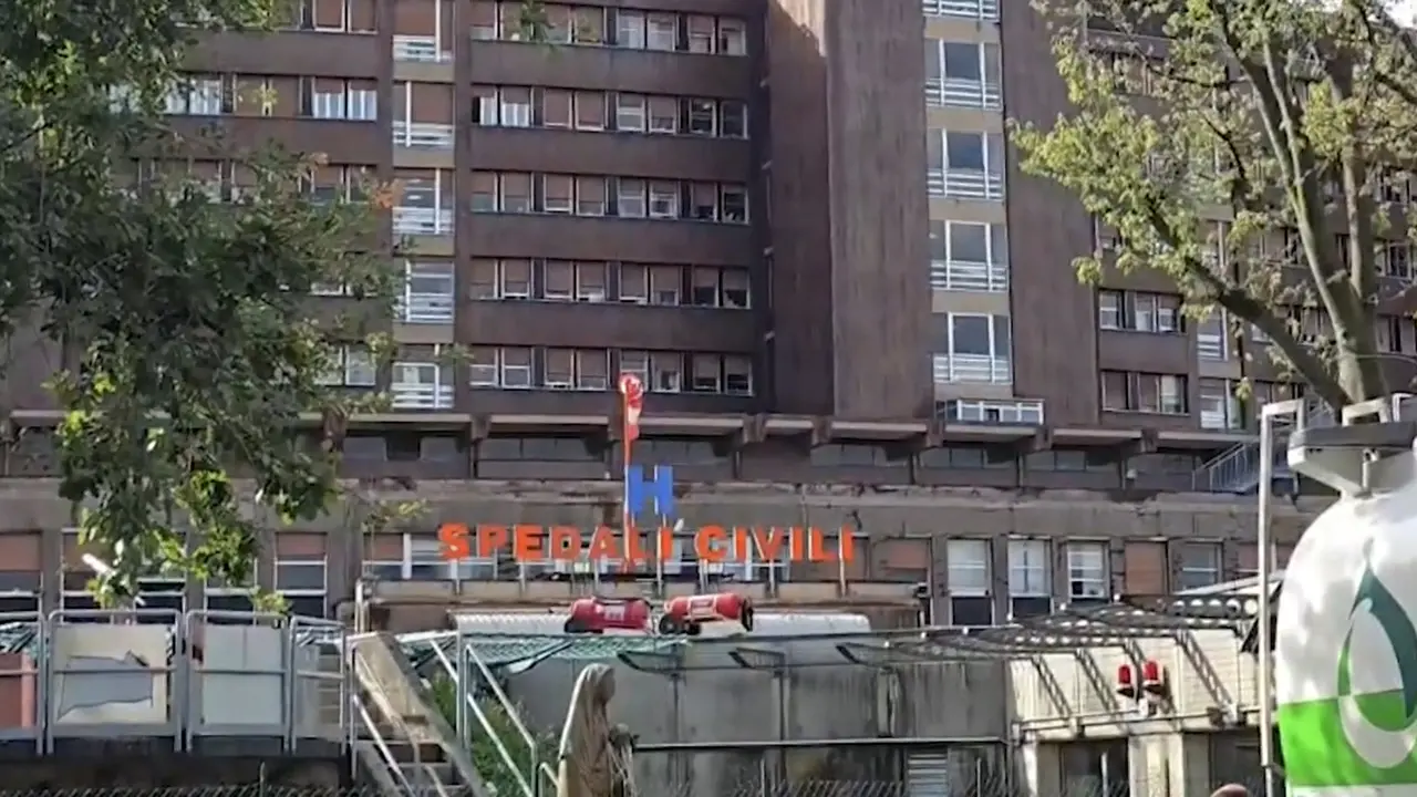 Maltempo a Brescia, allagato un reparto in ospedale