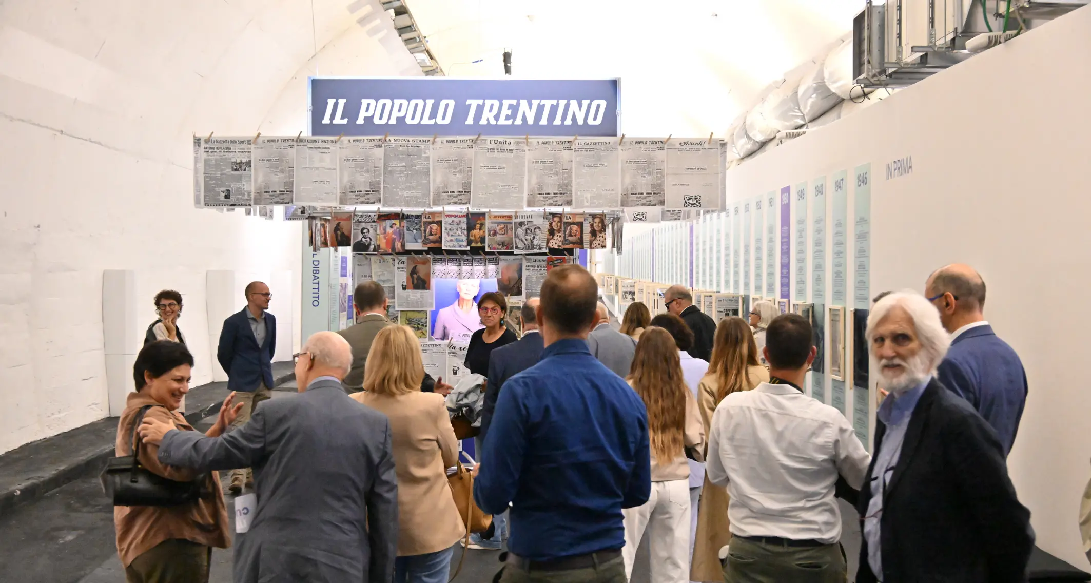 Ottant'anni dell'Adige, tanti ospiti illustri all'anteprima della mostra alle Gallerie di Trento