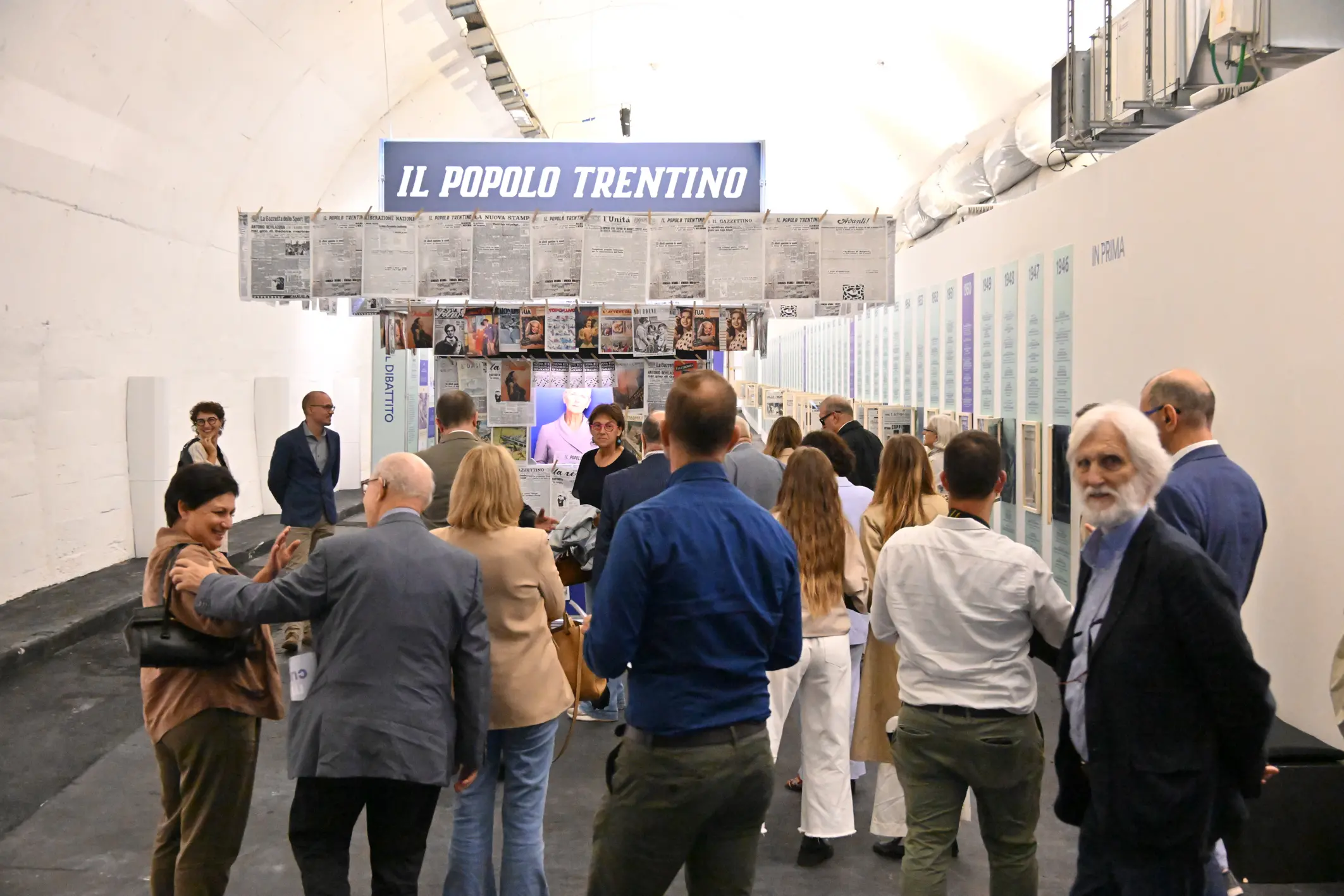 Ottant'anni dell'Adige, tanti ospiti illustri all'anteprima della mostra alle Gallerie di Trento