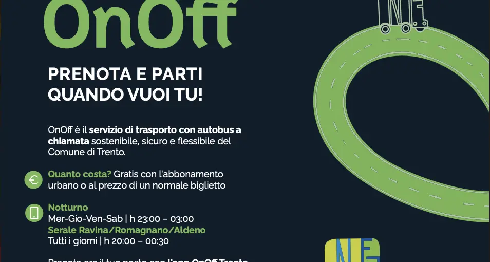 OnOff cresce, arriva il terzo autobus: quattro nuove zone servite di notte