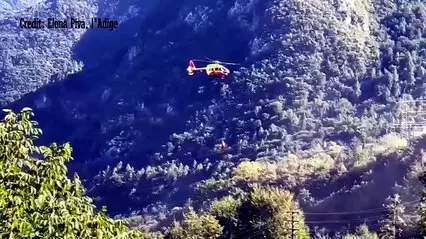 Ledro, incidente sulla ciclabile