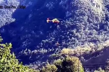 Ledro, incidente sulla ciclabile
