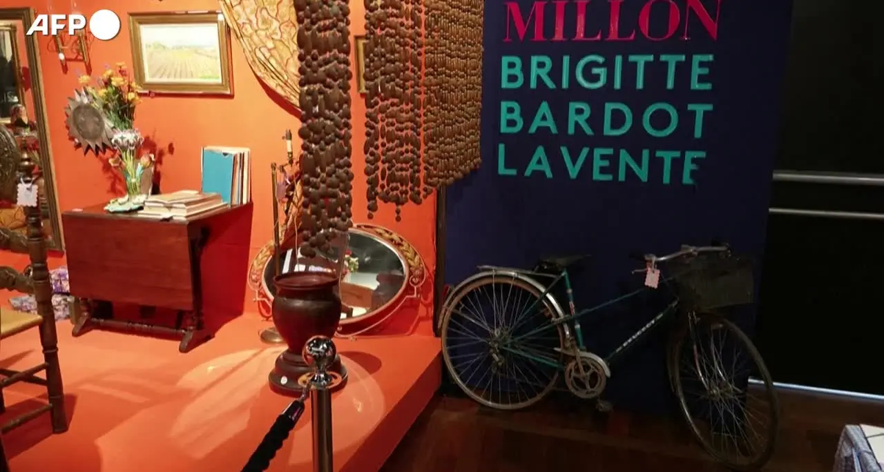 In mostra prima dell'asta a Parigi gli oggetti personali di Brigitte Bardot