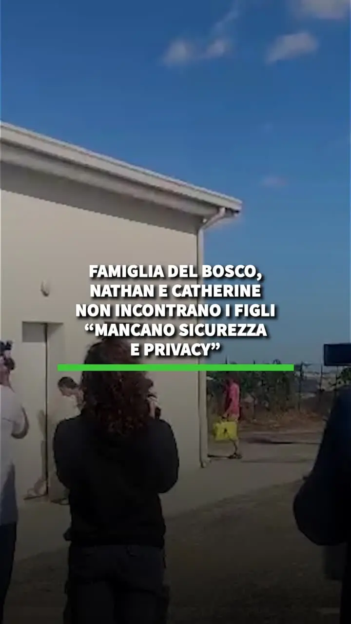 Famiglia del bosco, Nathan e Catherine non incontrano i figli, “mancano sicurezza e privacy”