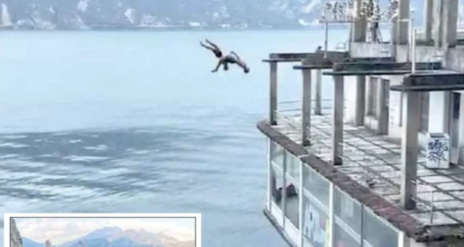 «Casa della Trota» e casa dei cliff diver: spopolano sui social i video dei ragazzi che si tuffano dal rudere