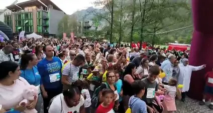 Partenza della Pigiama Run: in corsa per i bambini malati di tumore