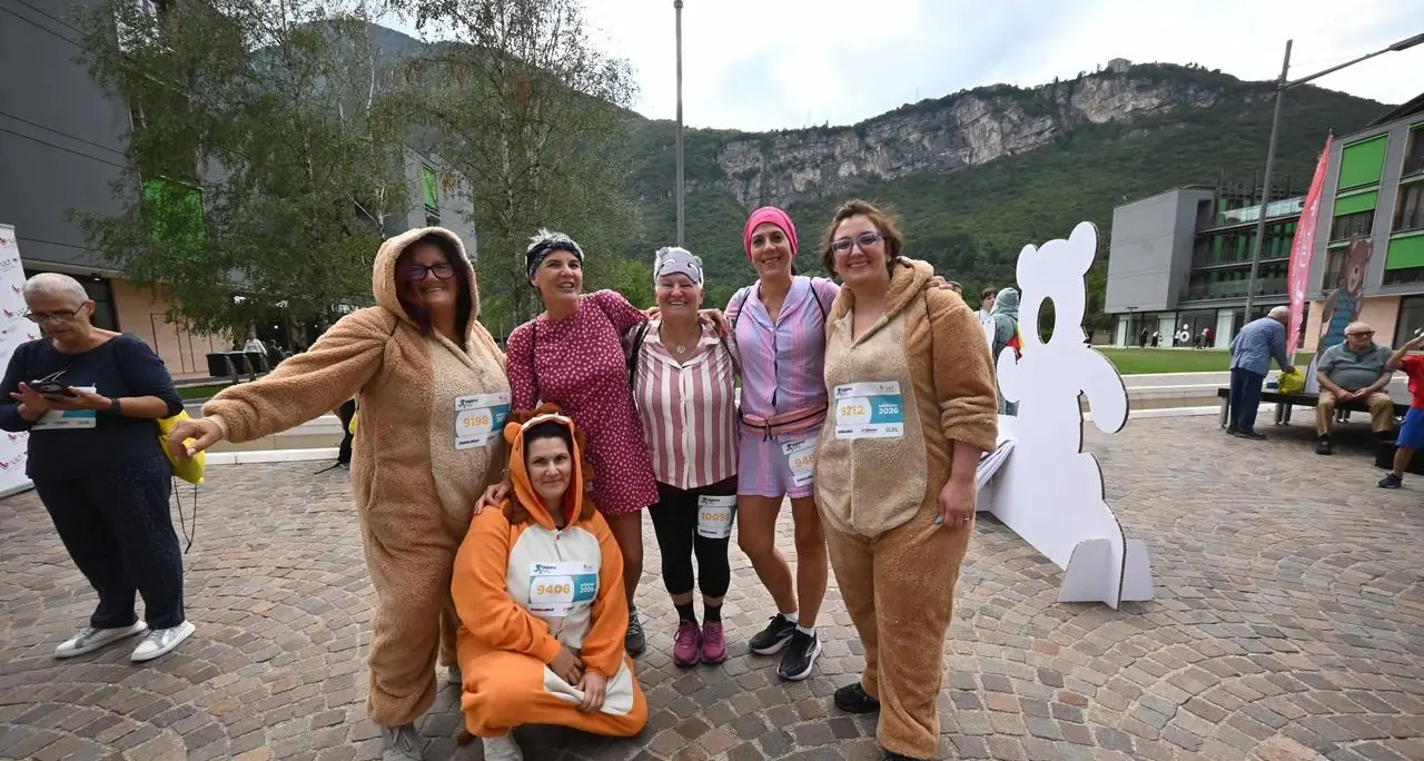 La grande risposta di Trento alla corsa contro i tumori (foto di Daniele Panato)