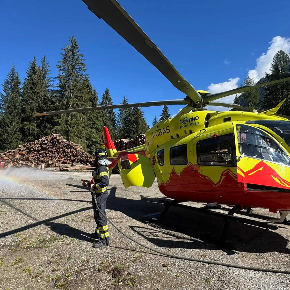 Incidente a Dimaro: un motociclista di 55 anni finisce in ospedale