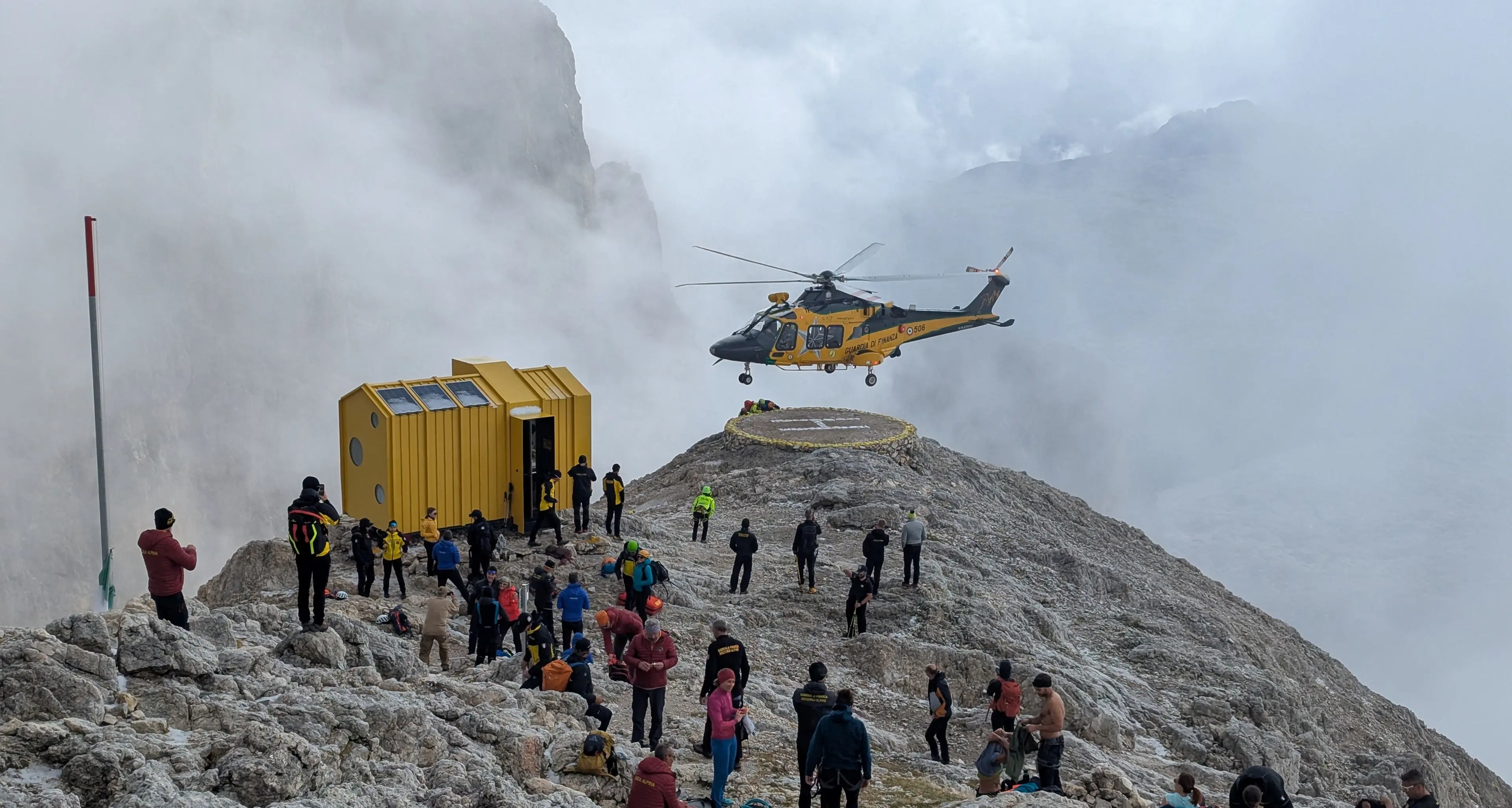 Un nuovo rifugio a 3mila metri: le Fiamme Gialle rinnovano lo storico bivacco