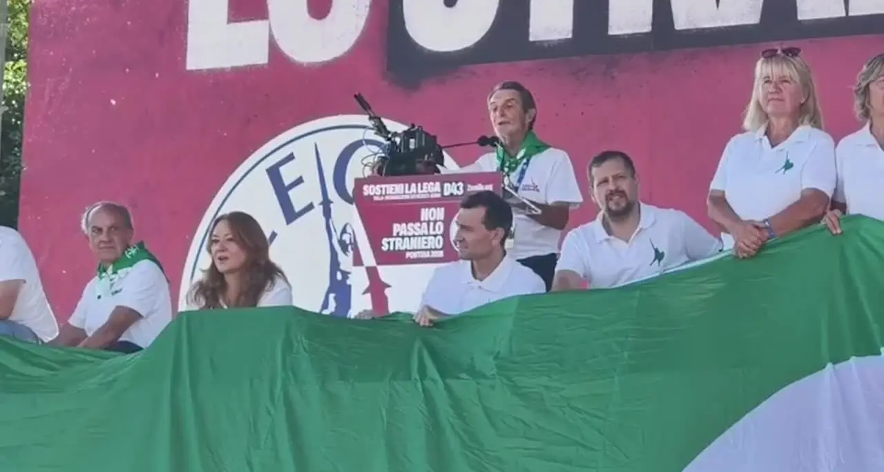 Attilio Fontana a Pontida: \"Vogliamo federalismo e ridare voci a nostri territori\"