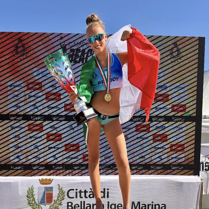Beach volley, la trentina Beatrice Filippi è campionessa italiana a 13 anni