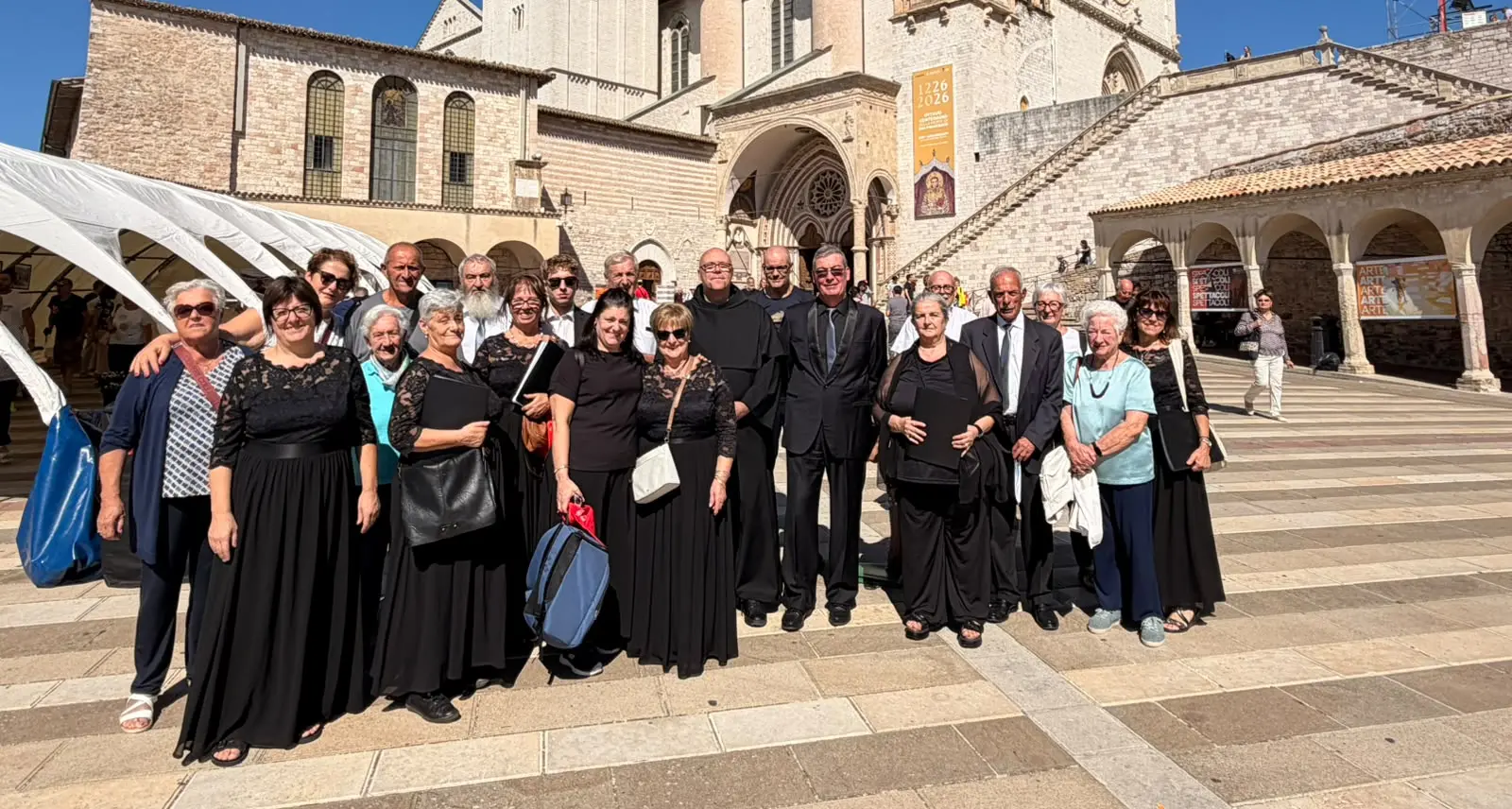 Il Coro San Pio X di Levico canta per la terza volta nella Basilica di Assisi
