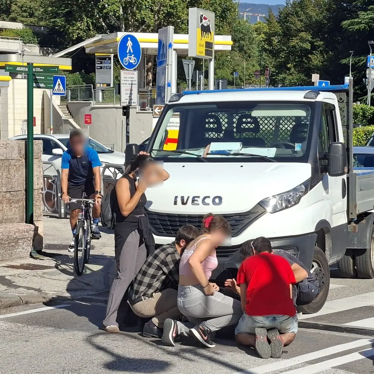 Trento, pedone investito sul ponte di San Lorenzo: trasportato al Santa Chiara