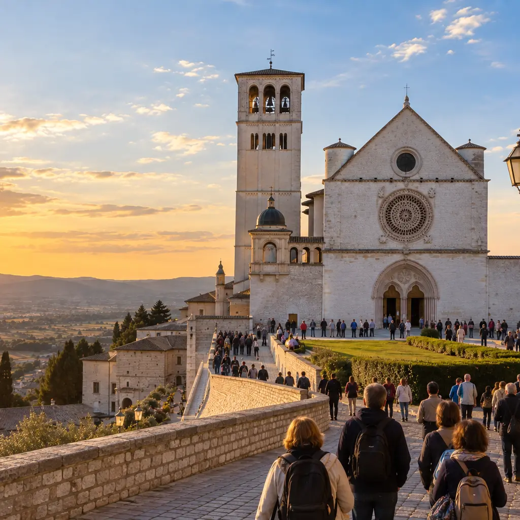 Duecento trentini ad Assisi con l’arcivescovo Tisi: pellegrinaggio nel nome di San Francesco