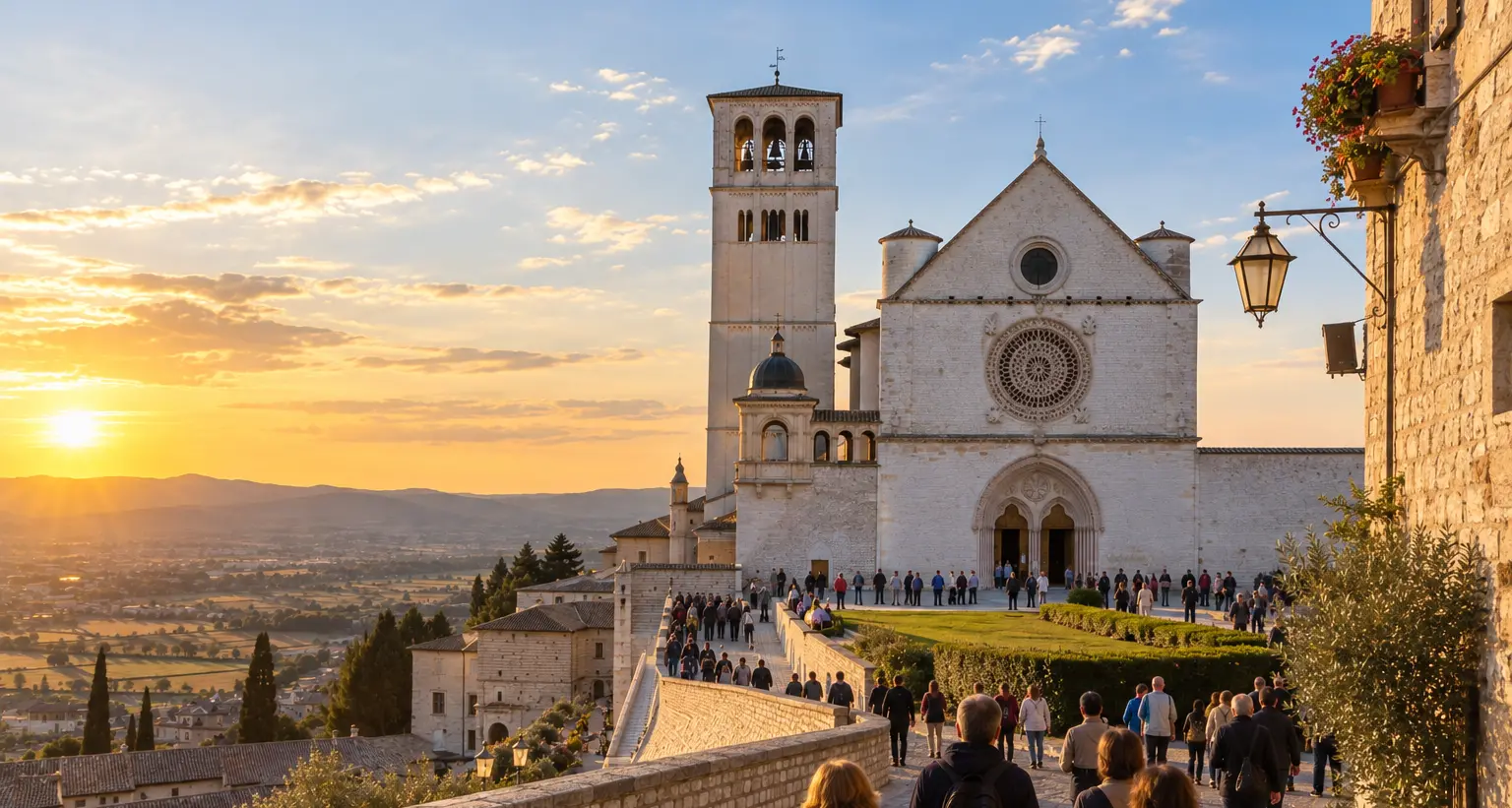 Duecento trentini ad Assisi con l’arcivescovo Tisi: pellegrinaggio nel nome di San Francesco