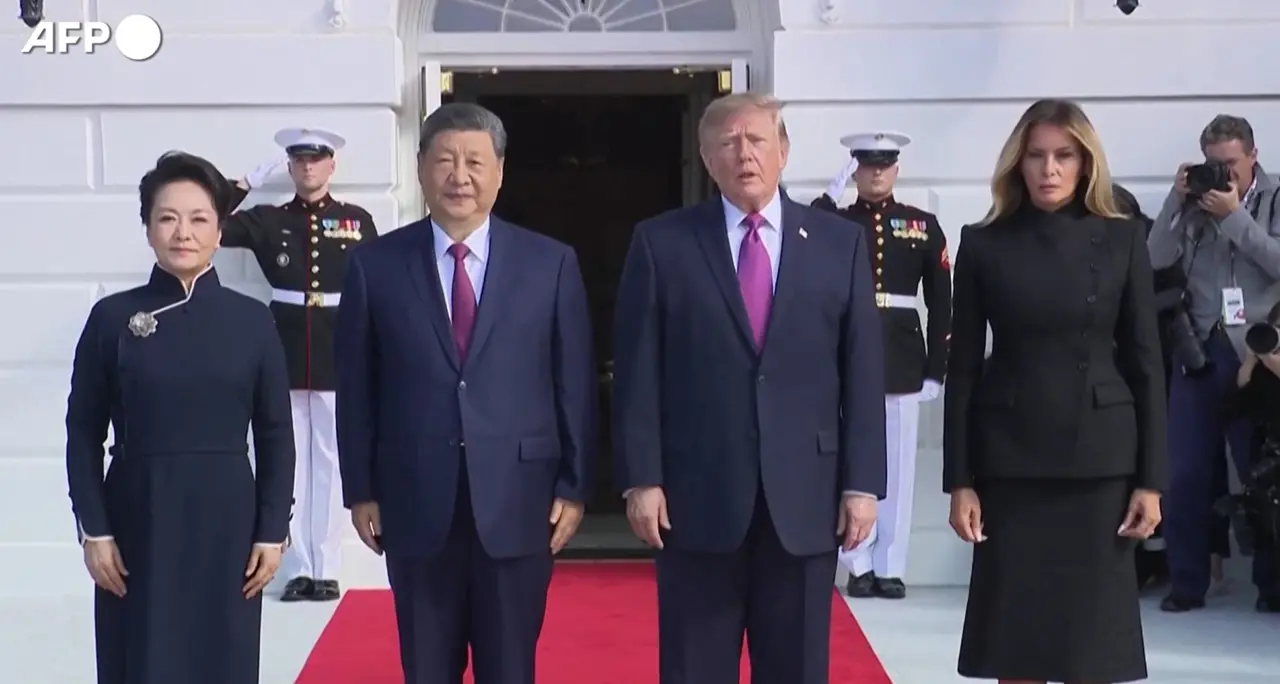 Trump e Melania ricevono Xi e la first lady Peng a Washington