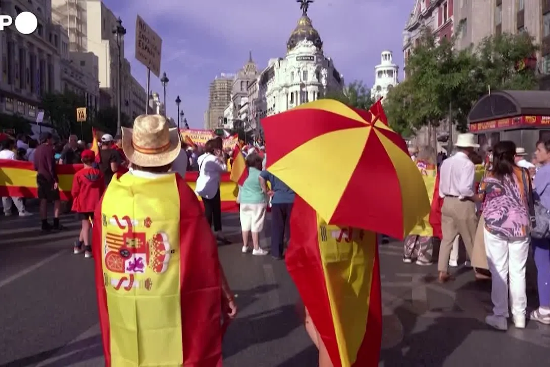Madrid, in 20mila in piazza per la \"Marcia della dignità\" contro Sanchez e per Ceuta