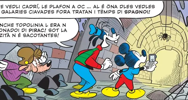 Topolino parla ladino: un'avventura multilingue nelle nostre vallate