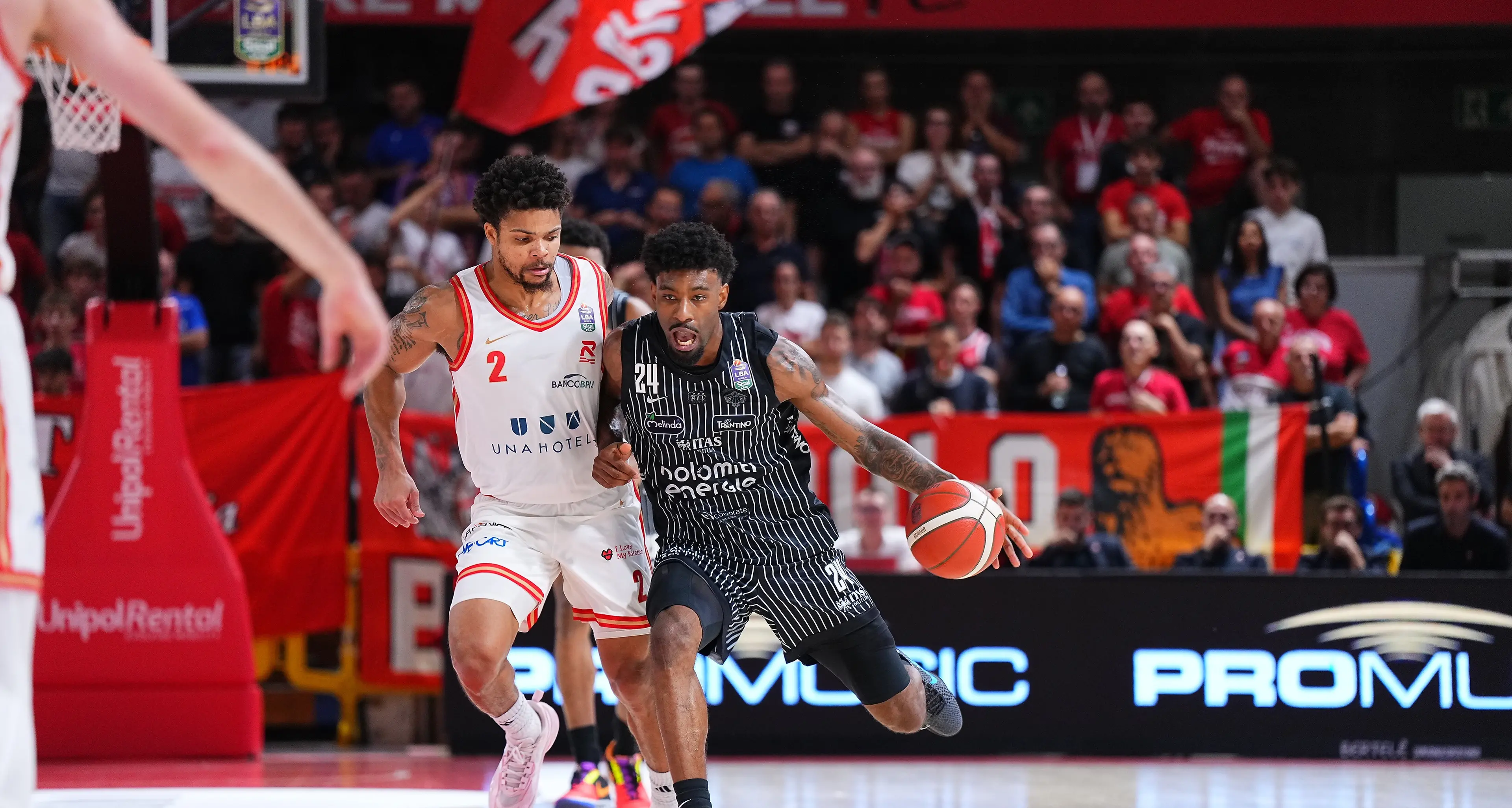 Aquila Trento, debutto vincente a Reggio Emilia: 83-78 al PalaBigi
