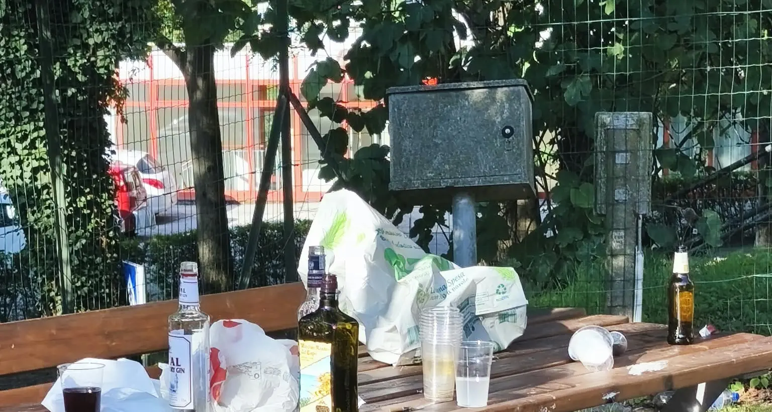 Schiamazzi, rifiuti e recinzioni divelte: allarme per il parco di via Bettini a Madonna Bianca