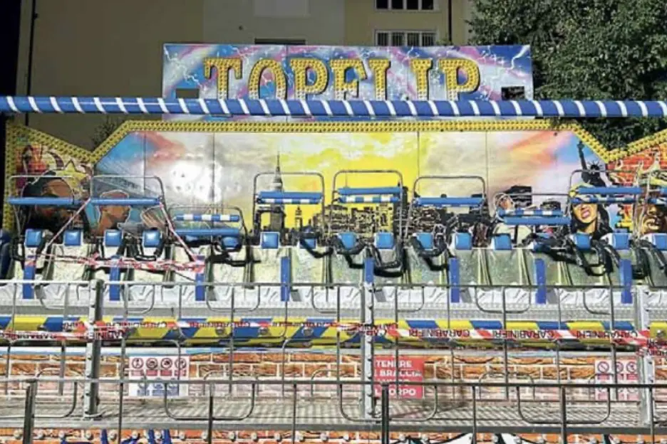 Incidente sulla giostra a Borgo: «Cedette un giunto già risaldato»