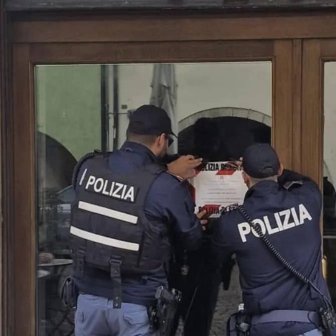 Trento, chiuso per 15 giorni un bar in via del Suffragio