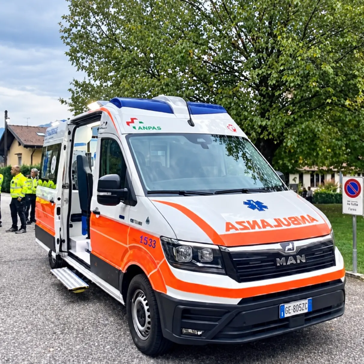 I familiari di Iris Setti donano un'ambulanza all'Orsa Maggiore