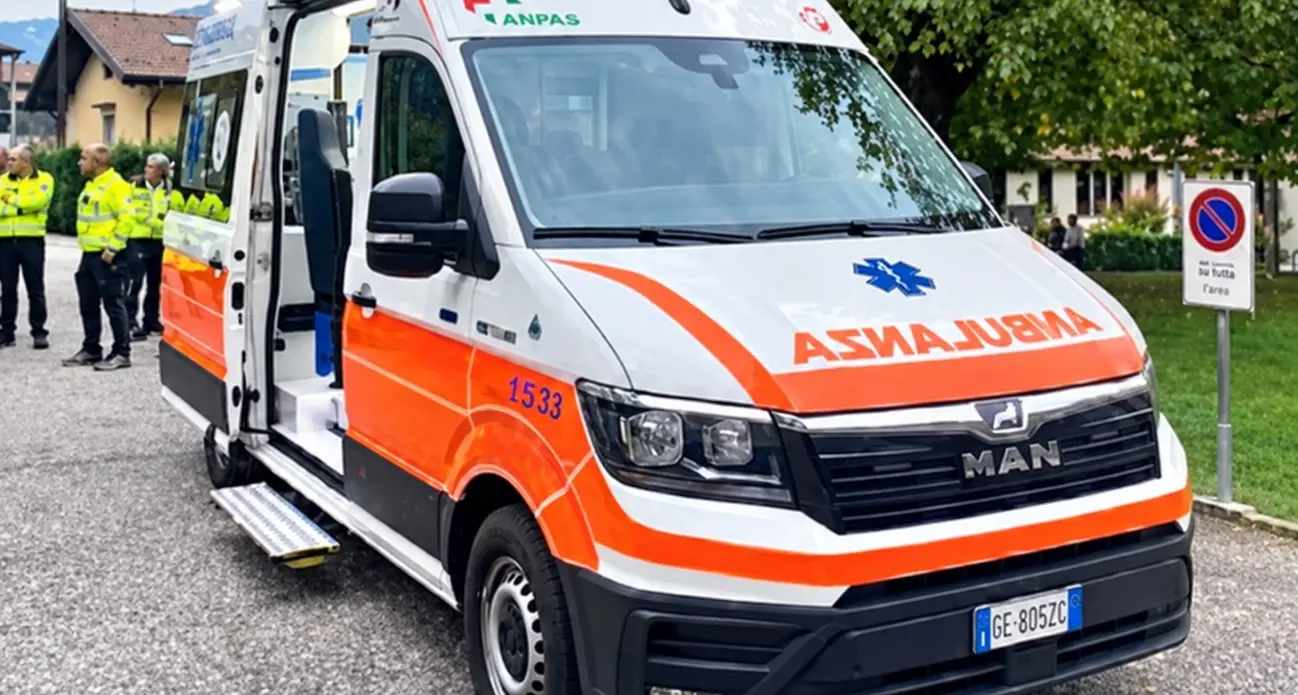 I familiari di Iris Setti donano un'ambulanza all'Orsa Maggiore