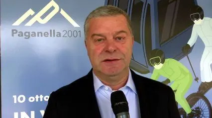 I 50 anni di Paganella 2001: il presidente Gianmaria Toscana