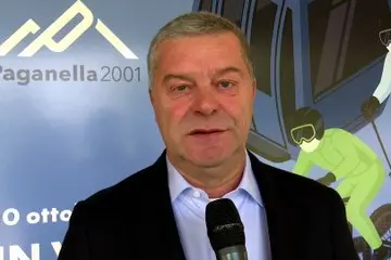 I 50 anni di Paganella 2001: il presidente Gianmaria Toscana