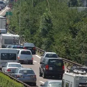 Domenica di disagi sull'A22: code fino a un'ora tra Vipiteno e Bressanone