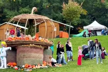 Festa della zucca, famiglie protagoniste al Parco Tre Castagni di Pergine