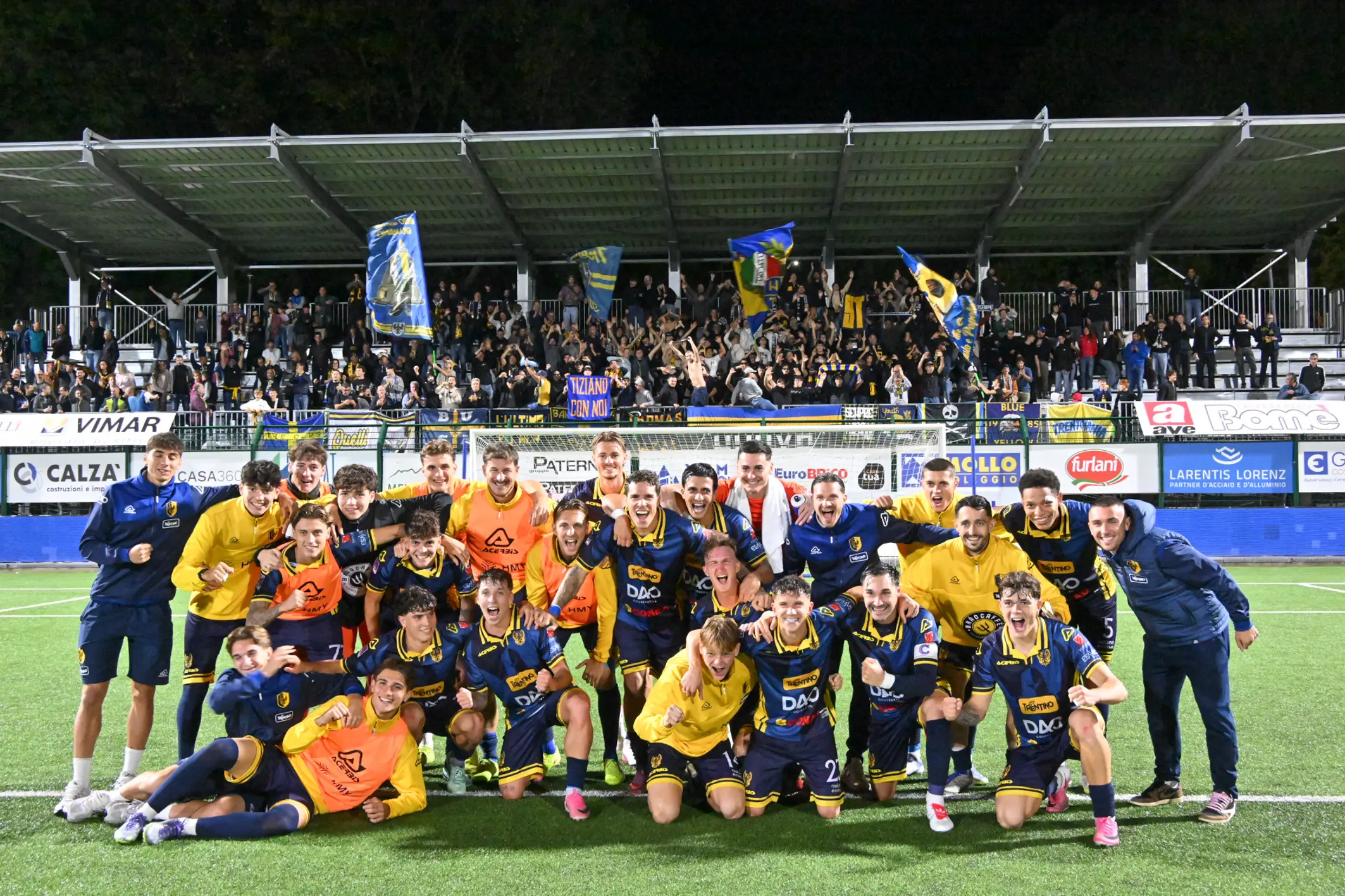 Sport; Calcio A.c. Trento 1921 contro Folgore Caratese, Trento Stadio biramasco 11 ottobre 2021 © foto Daniele Mosna