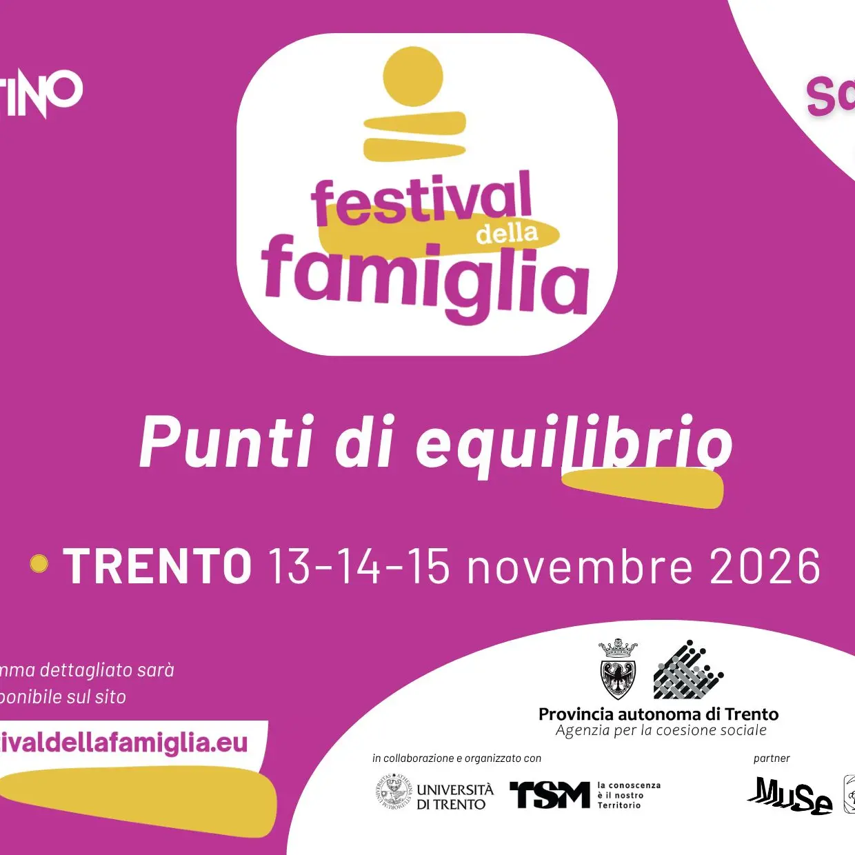 Festival della Famiglia al Muse: incontri e laboratori per tutte le età