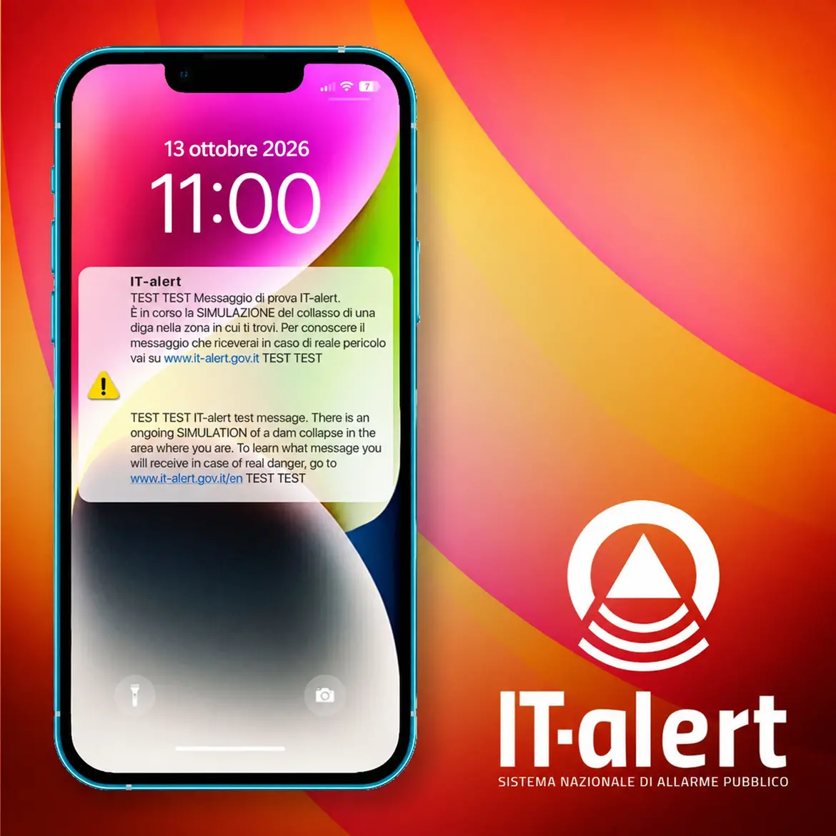 IT-alert, martedì scatta il test in Valle del Chiese: telefoni in allarme alle 11