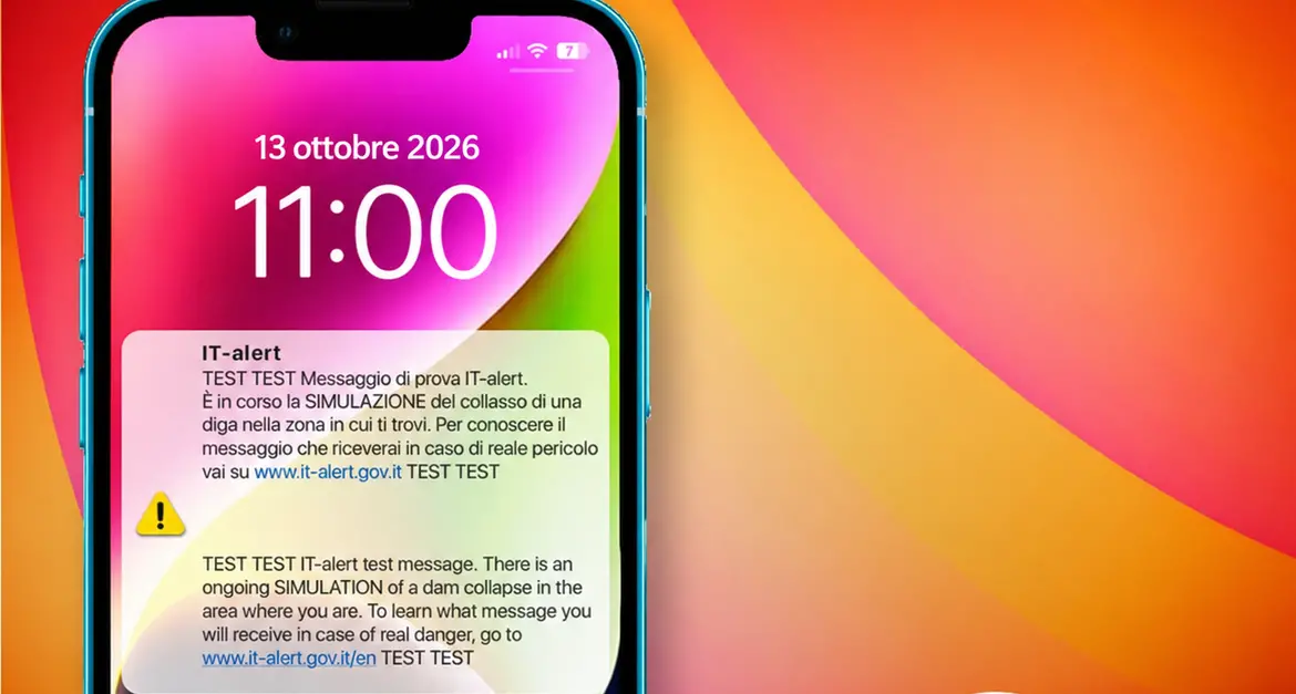 IT-alert, martedì scatta il test in Valle del Chiese: telefoni in allarme alle 11