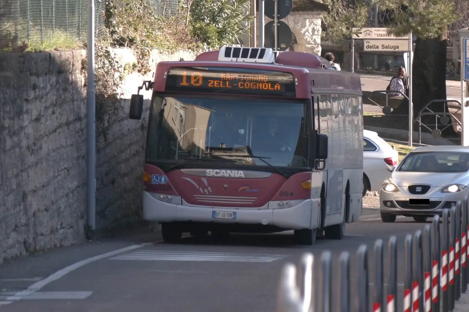 Trento, le novità della linea 10: ripristinata la fermata Corallo in via Venezia