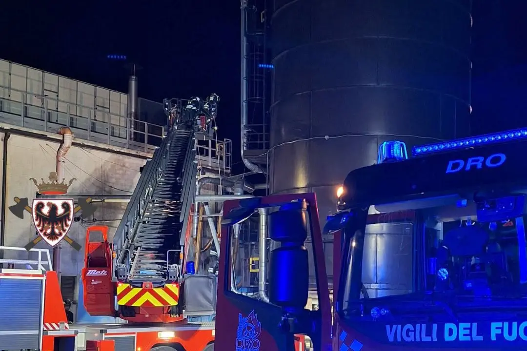 Incendio a Pietramurata
