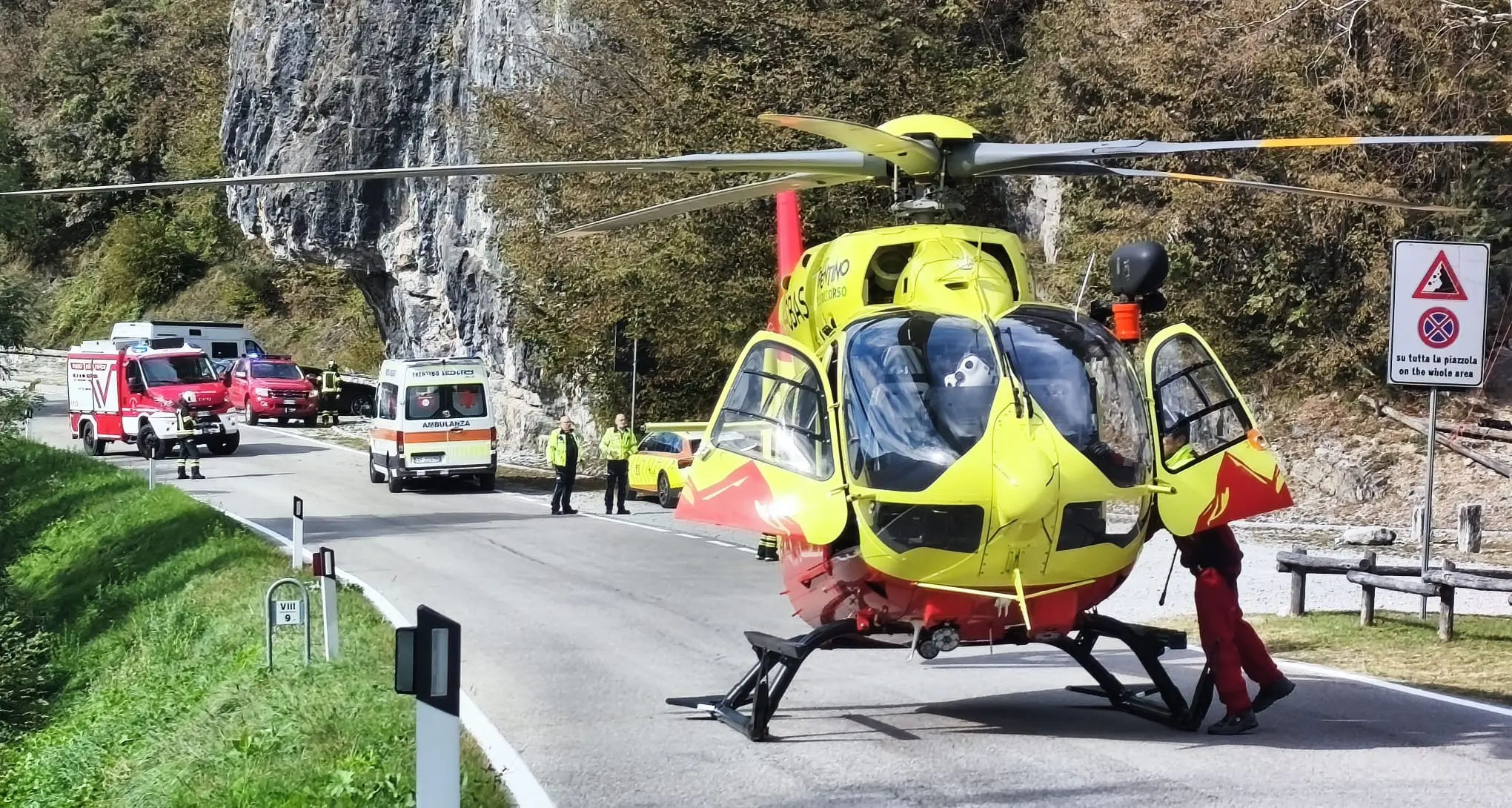 Incidente in parete a Ragoli, ferito un 60enne