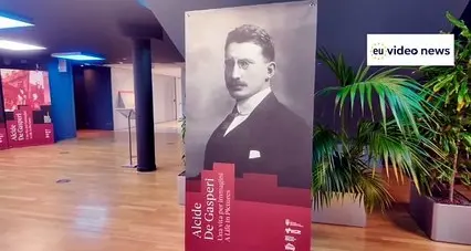 Mostra di Degasperi a Bruxelles