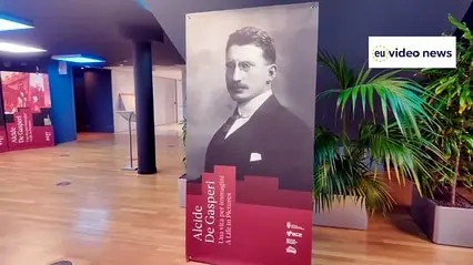 Mostra di De Gasperi a Bruxelles