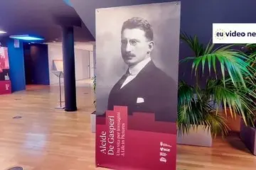 Mostra di De Gasperi a Bruxelles