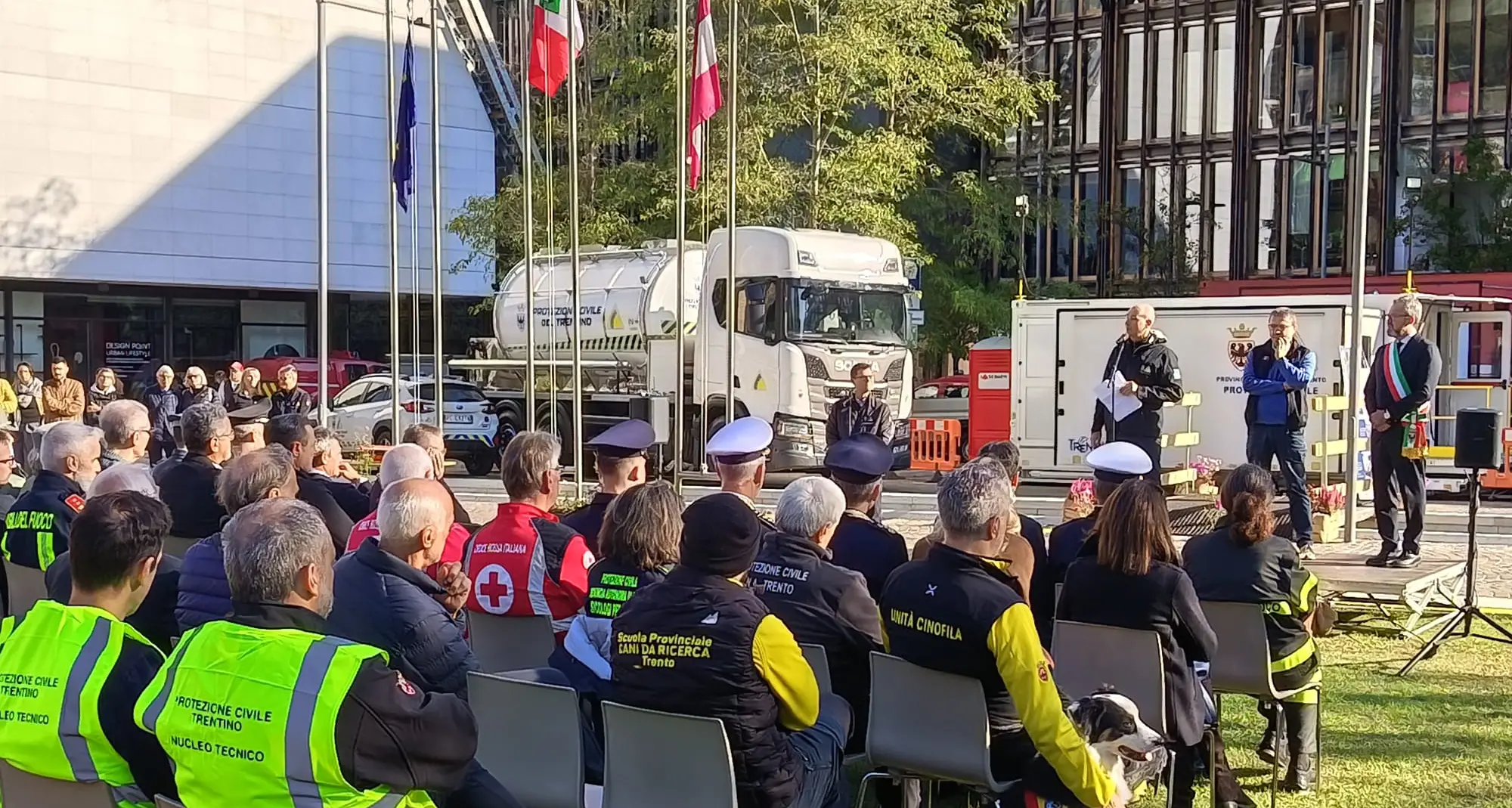 Trento, inaugurata alle Albere la Cittadella della Protezione civile