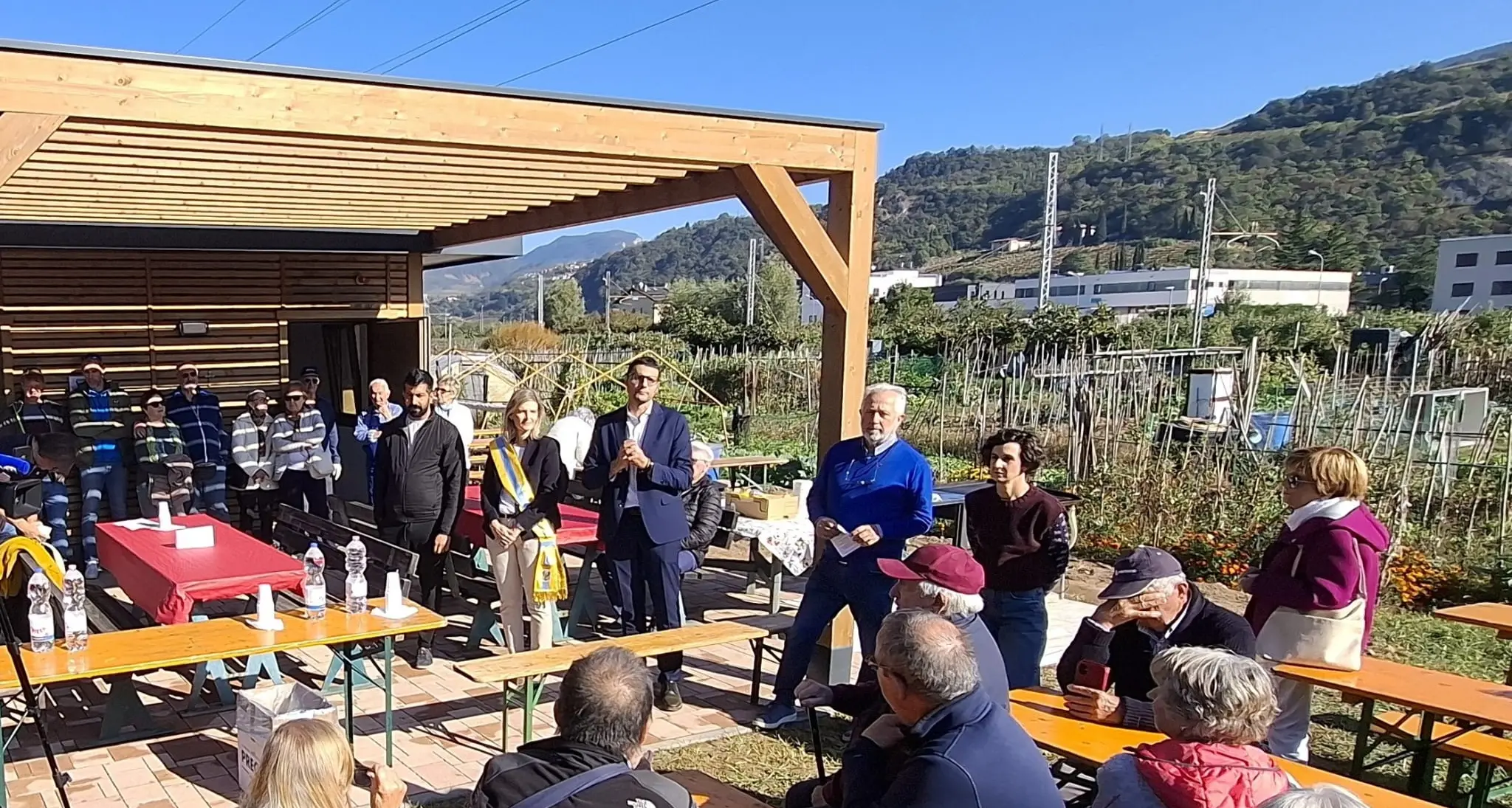Trento, ecco la nuova casetta per gli orti urbani di Gardolo