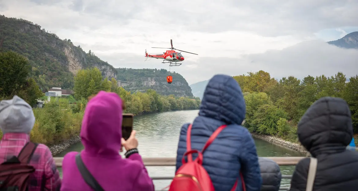 Protezione civile, in ottomila alle Albere nonostante la pioggia