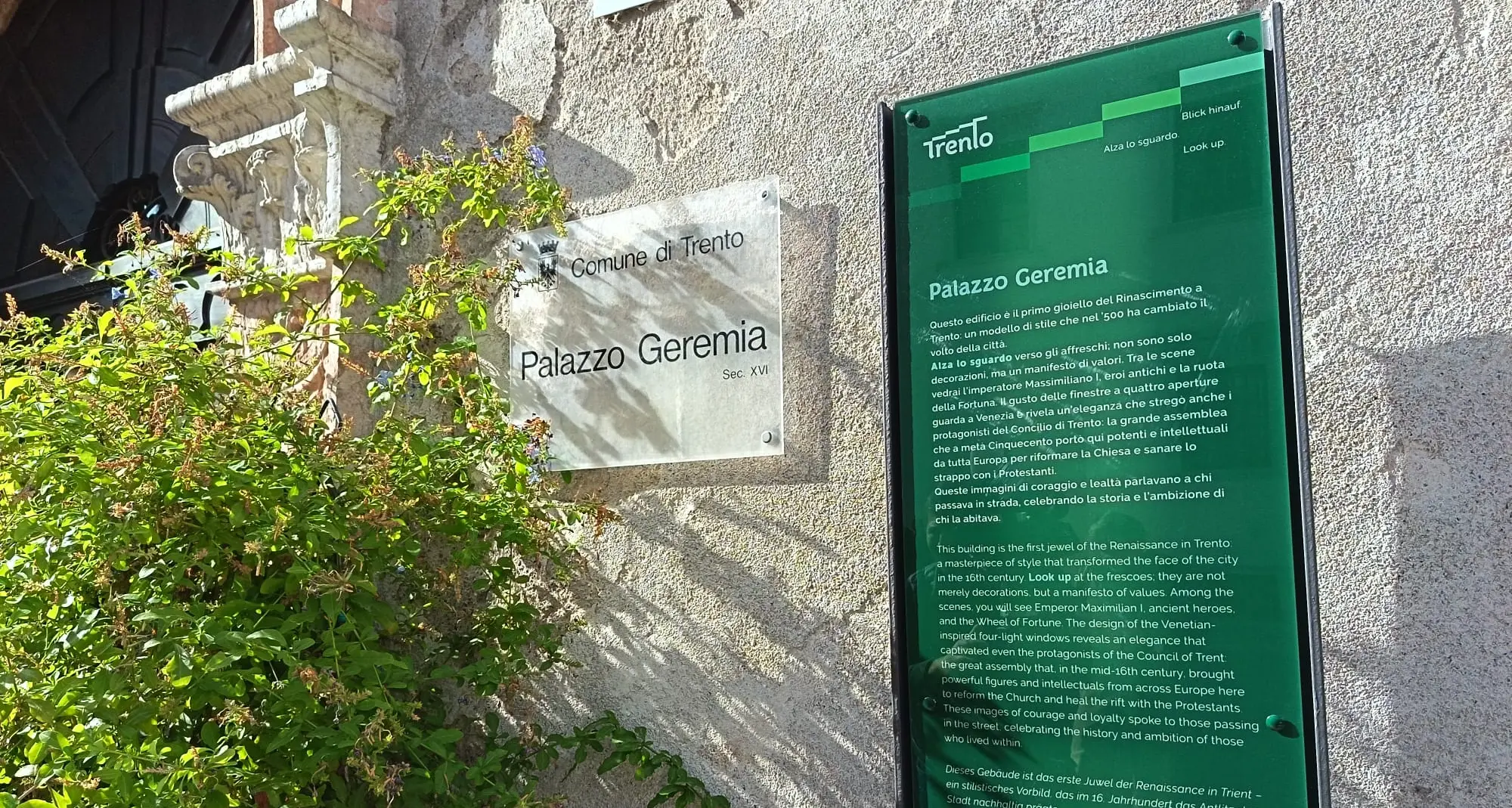 Trento riscopre i suoi monumenti: 49 totem per raccontare la città