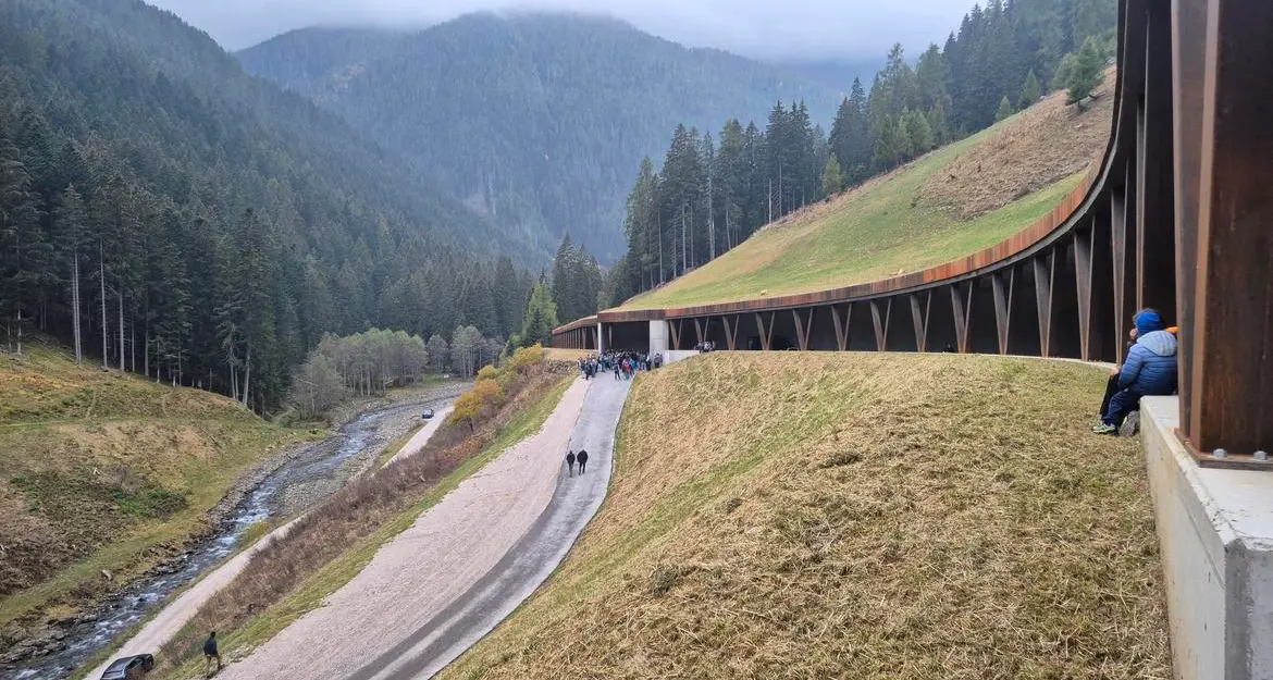 Val di Rabbi, inaugurata la galleria paravalanghe di Coler