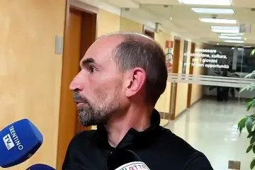 Andrea Antolini (Istruzione di qualità Trentino) dopo l'incontro con Gerosa