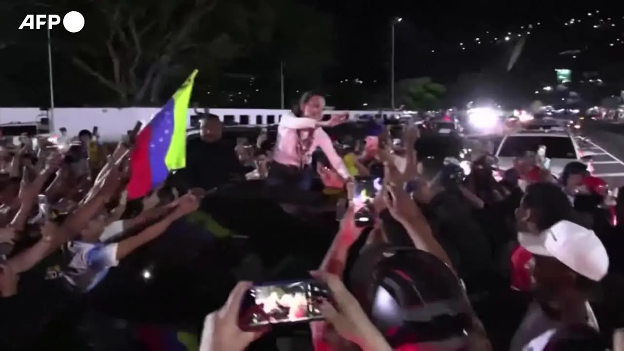 Maria Corina Machado torna in Venezuela