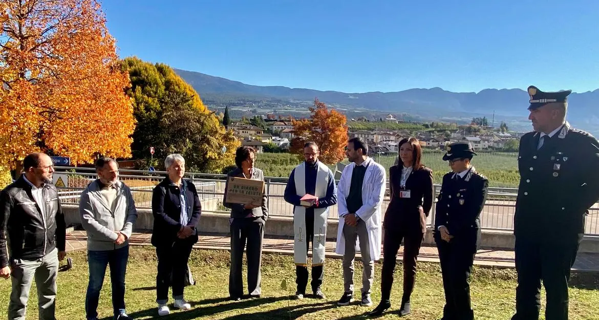 Un tiglio all’ospedale di Cles per ricordare che la salute passa anche dall’ambiente